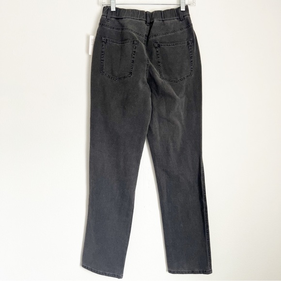 NWT Dream Jeannes by Quacker Factory Women Gray Elastic Waist Gem Heart XXS - Picture 2 of 9